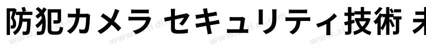 防犯カメラ セキュリティ技術 未来の防犯字体转换